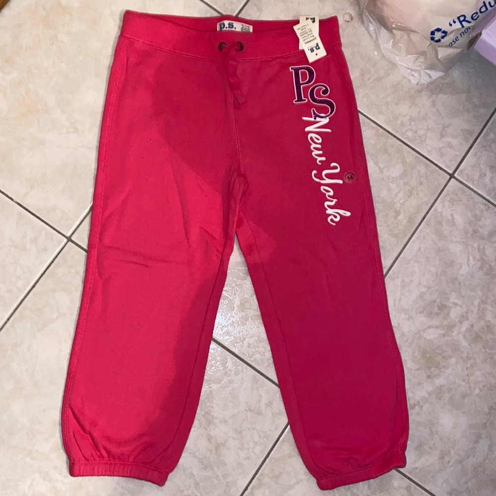 PS by Aeropostale Pink Sweatpants NEW WITH TAGS, Size XL (14)